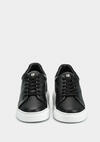 Siyah Deri Erkek Sneaker
