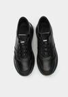 Siyah Deri Erkek Sneaker