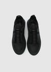 Siyah Deri Erkek Sneaker
