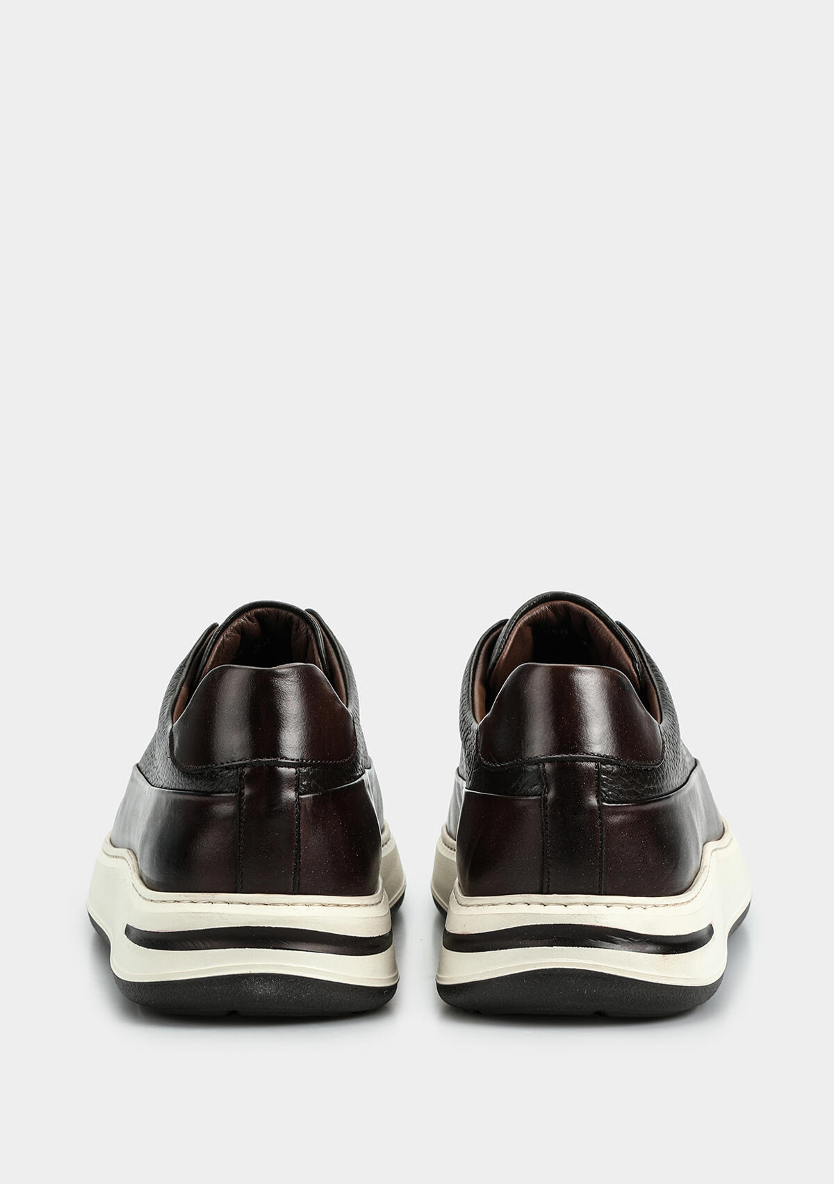 Kahve Deri Erkek Sneaker