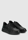 Siyah Deri Erkek Sneaker