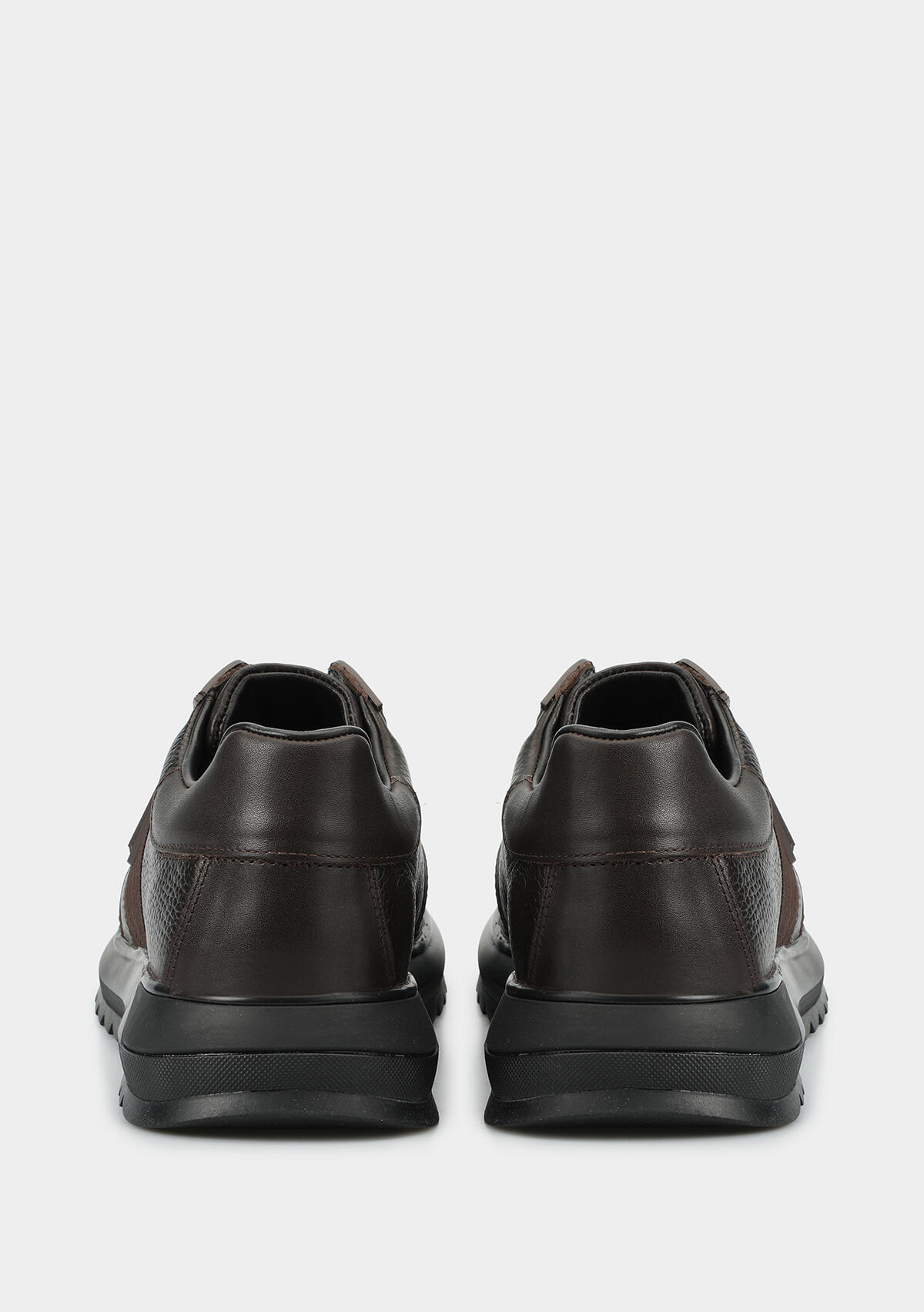 Kahve Deri Erkek Sneaker