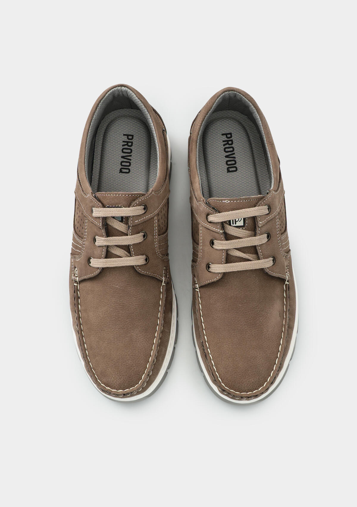 Gri Deri Erkek Ayakkabı