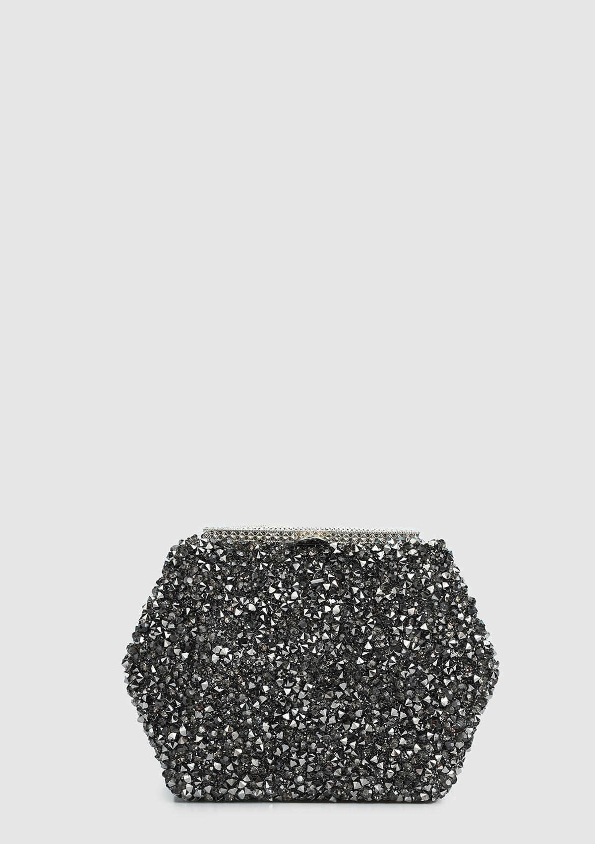 Platin Kadın Abiye Çanta