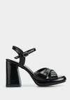 Siyah Kadın Topuklu Sandalet