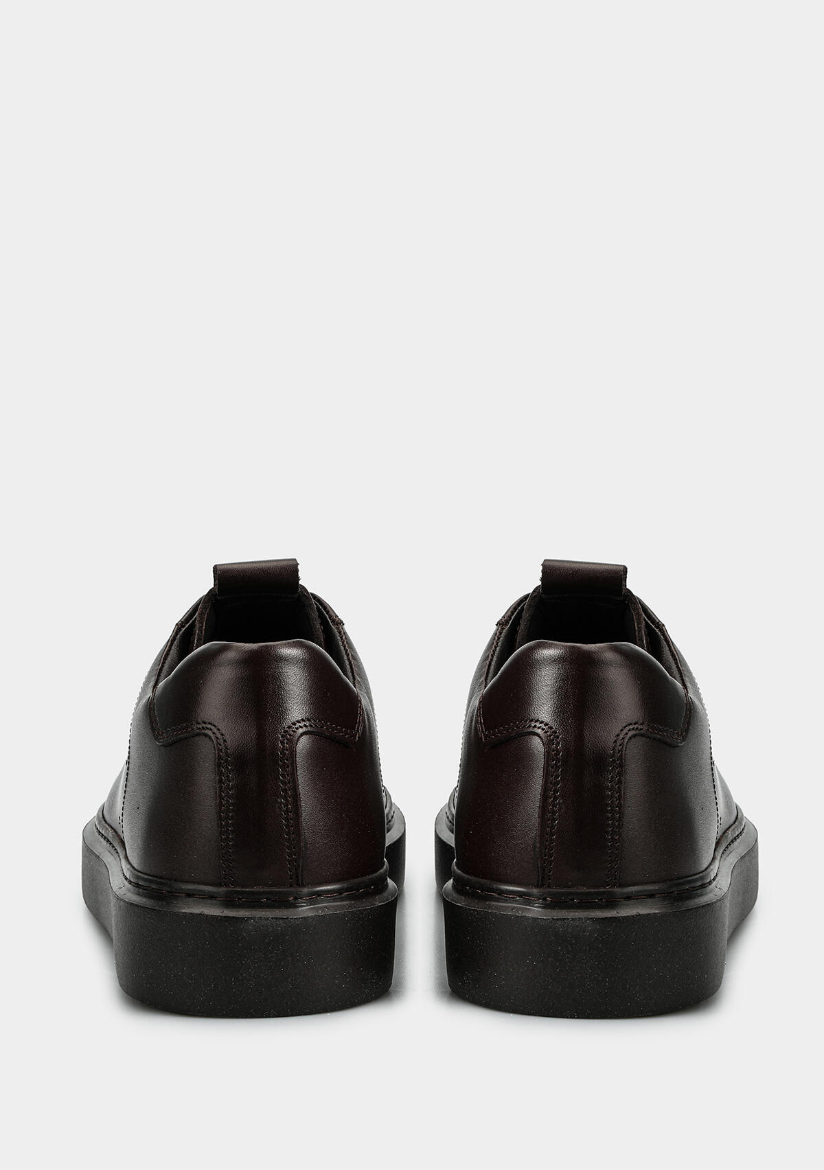Kahve Deri Erkek Sneaker