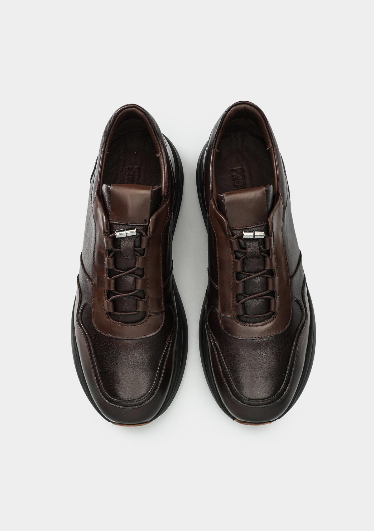 Kahve Deri Erkek Sneaker