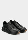 Siyah Deri Erkek Sneaker