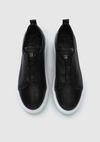 Siyah Deri Erkek Sneaker