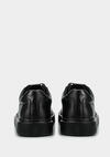 Siyah Deri Erkek Sneaker