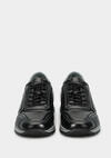 Siyah Deri Erkek Sneaker