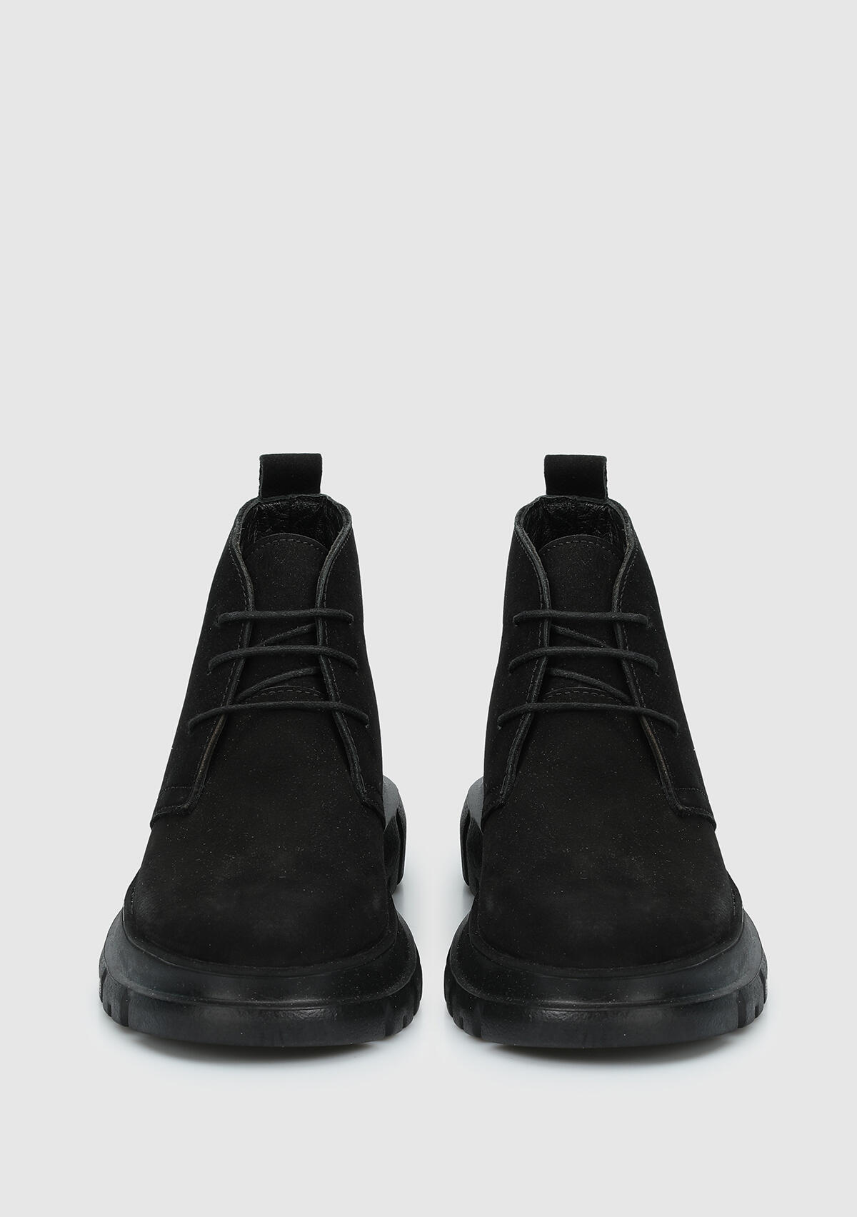 Siyah Deri Kadın Bot