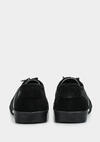 Siyah Deri Kadın Sneaker