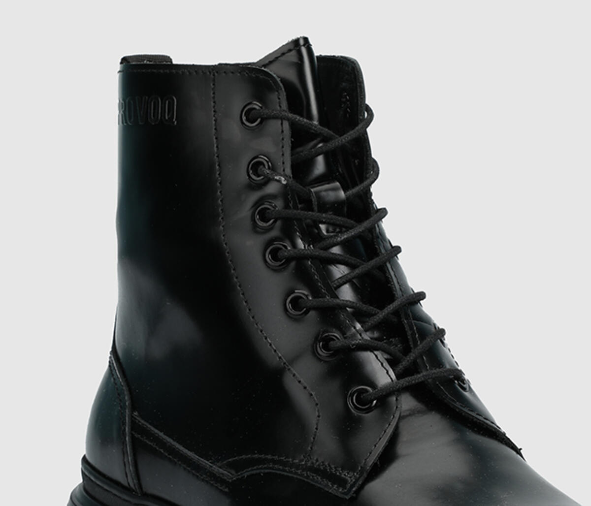 Siyah Deri Erkek Bot