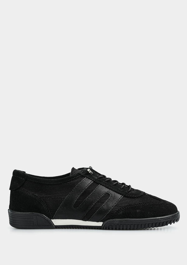 Siyah Deri Kadın Sneaker
