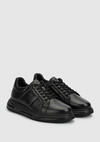 Siyah Deri Erkek Sneaker
