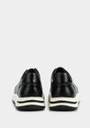 Siyah Deri Erkek Sneaker