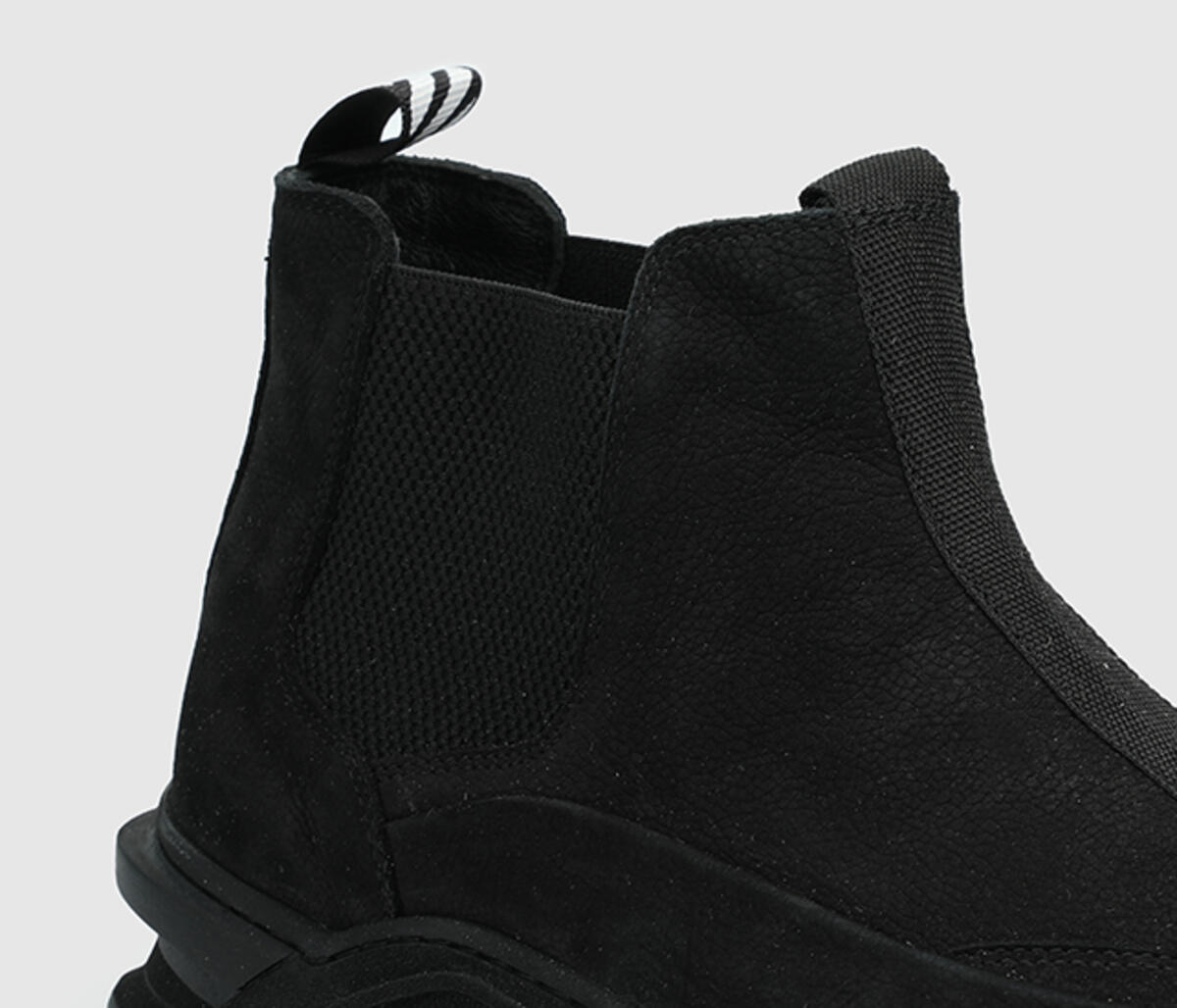 Siyah Deri Erkek Bot