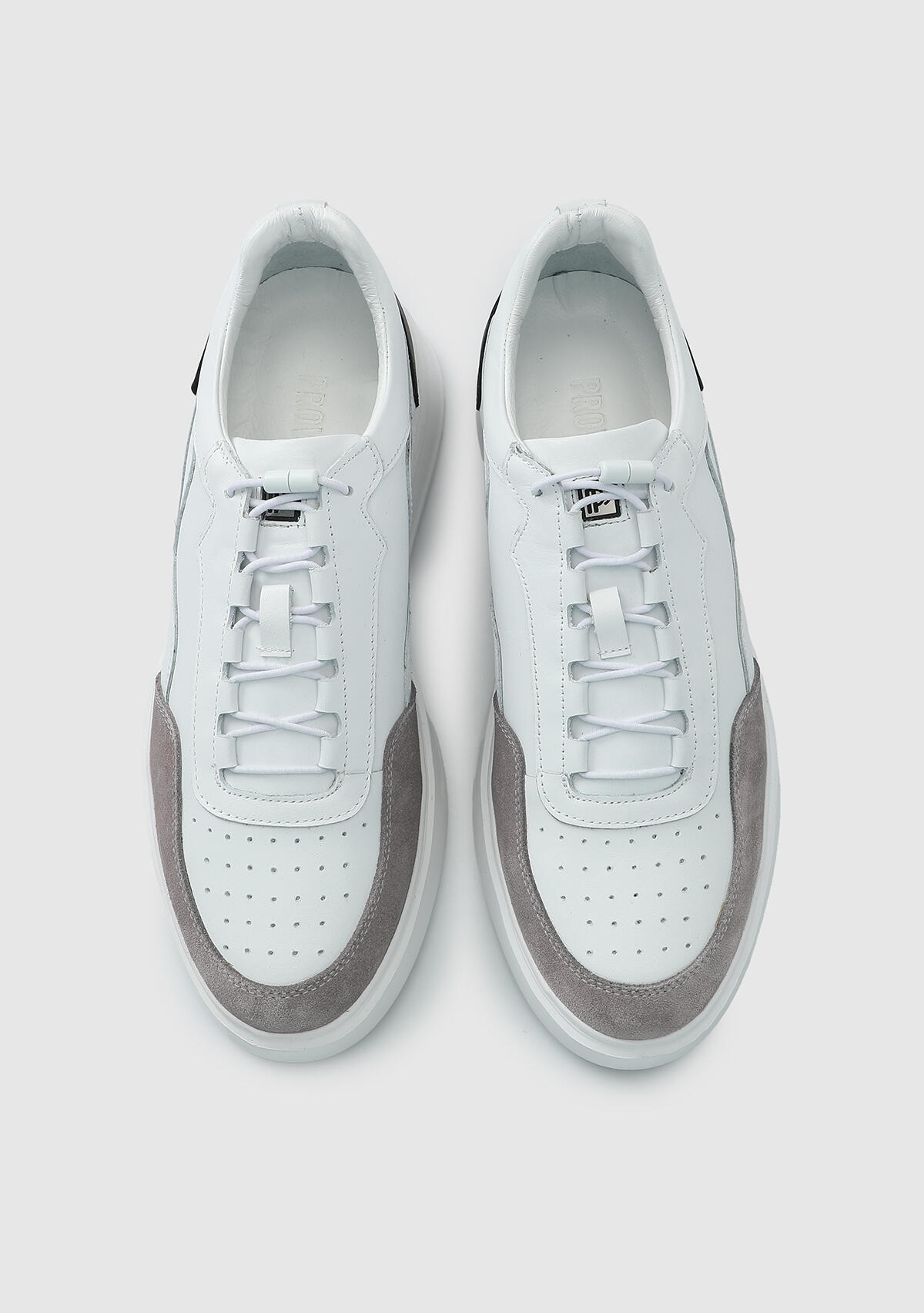 Beyaz Deri Erkek Sneaker