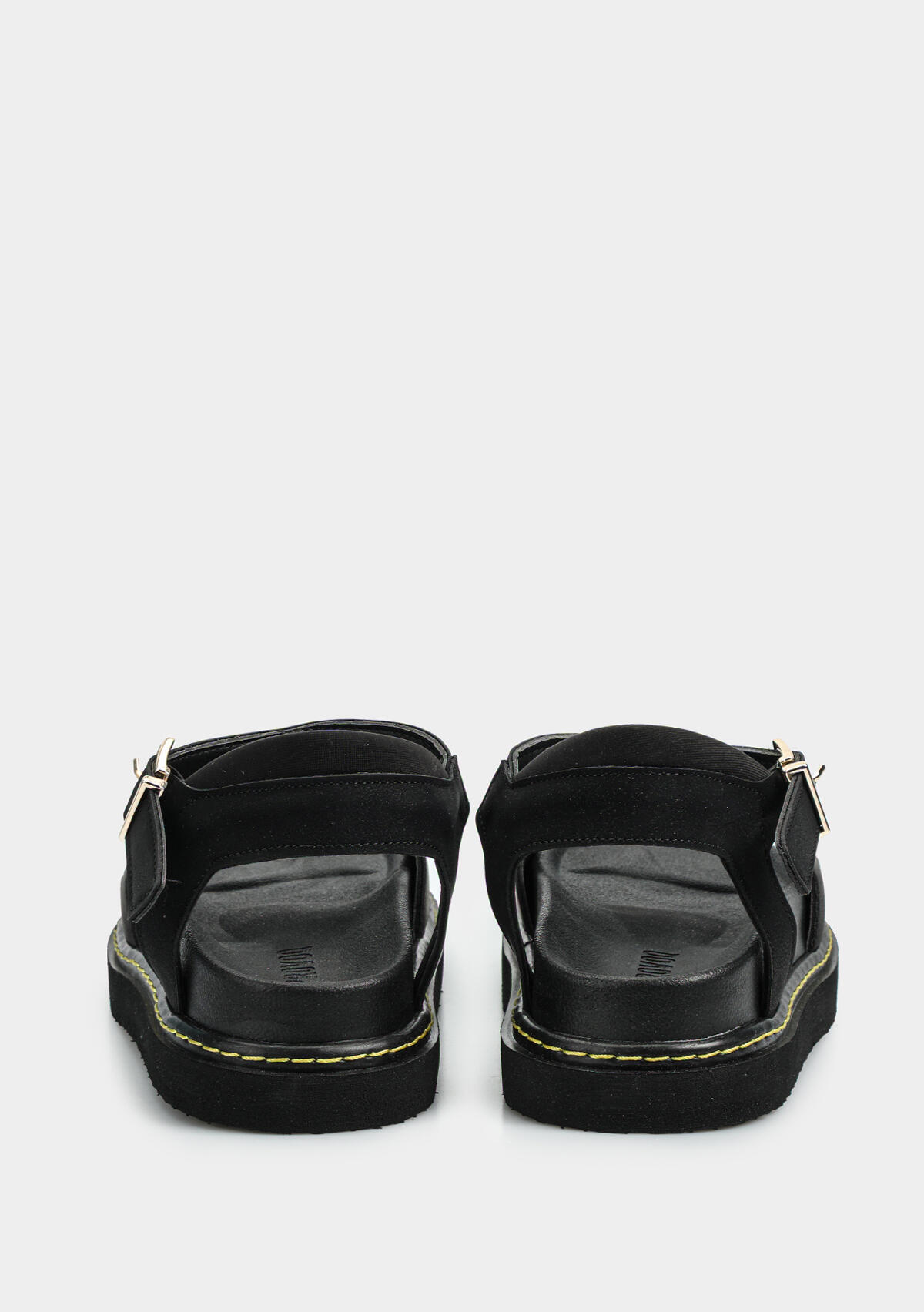 Siyah Kadın Düz Sandalet