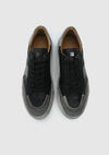 Siyah Deri Erkek Sneaker