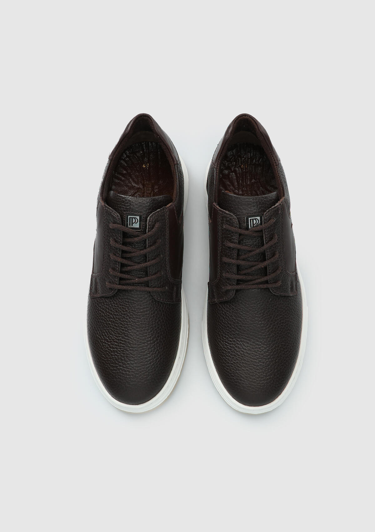 Kahve Deri Erkek Sneaker