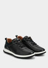 Siyah Deri Erkek Sneaker