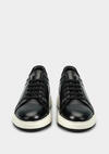 Siyah Deri Erkek Sneaker
