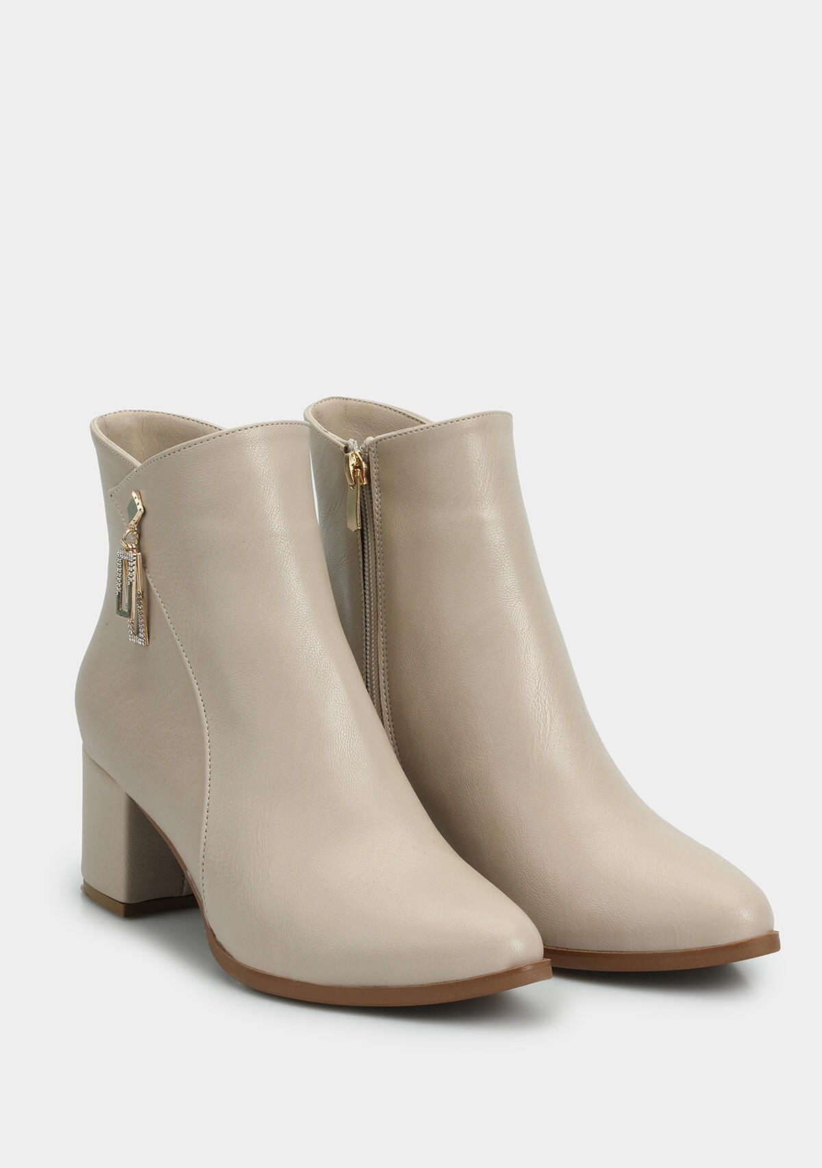 Bej Kadın Bootie