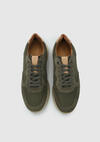 Haki Deri Erkek Sneaker