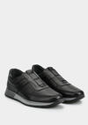 Siyah Deri Erkek Sneaker