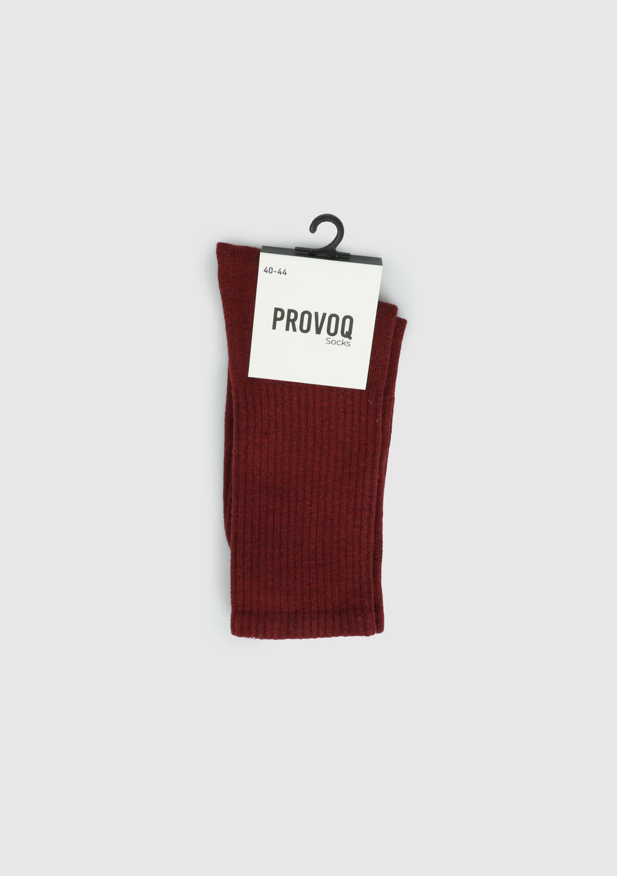 Bordo  Provoq Çorap Bordo Uzun Çorap