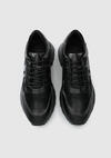 Siyah Deri Erkek Sneaker