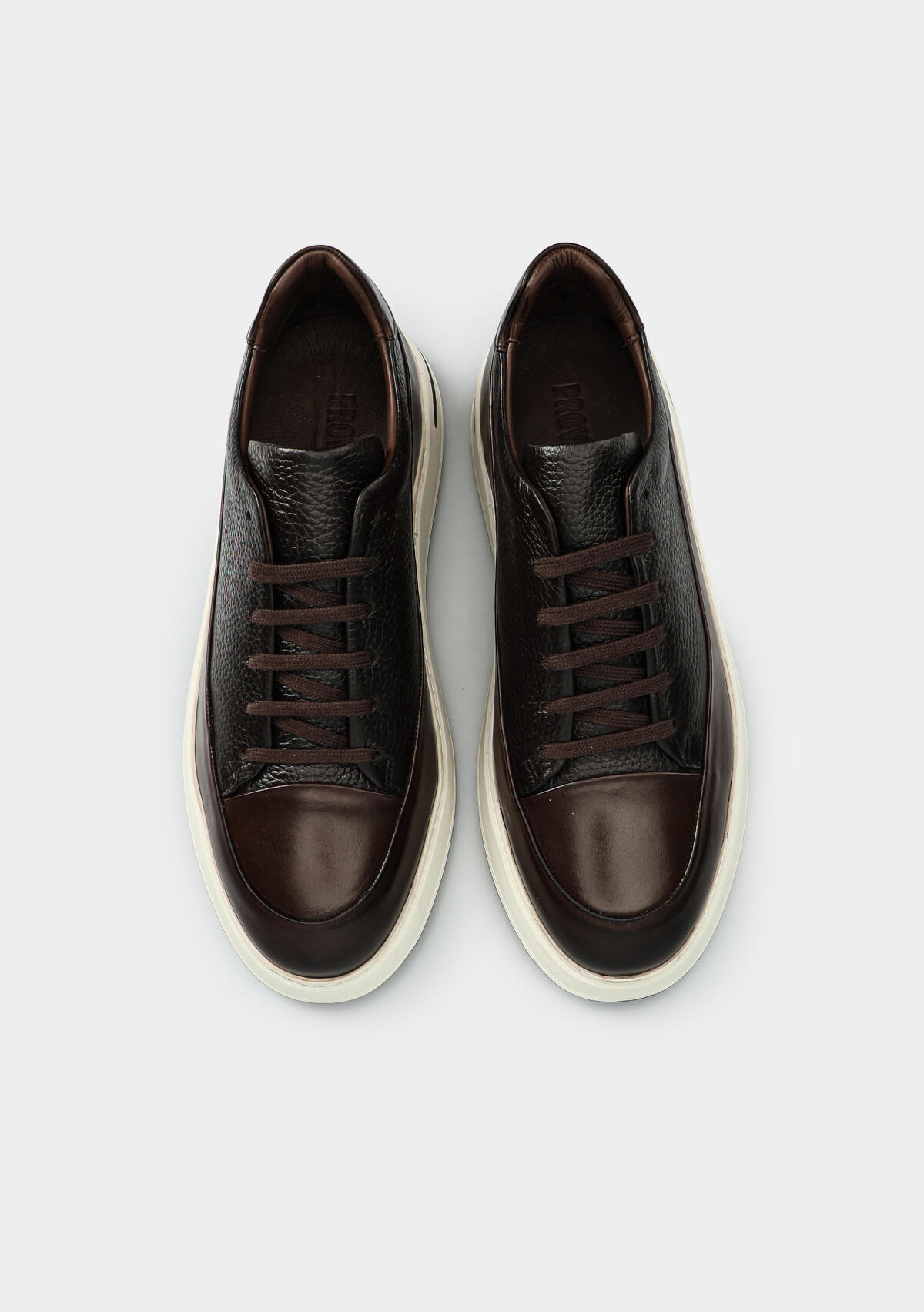 Kahve Deri Erkek Sneaker