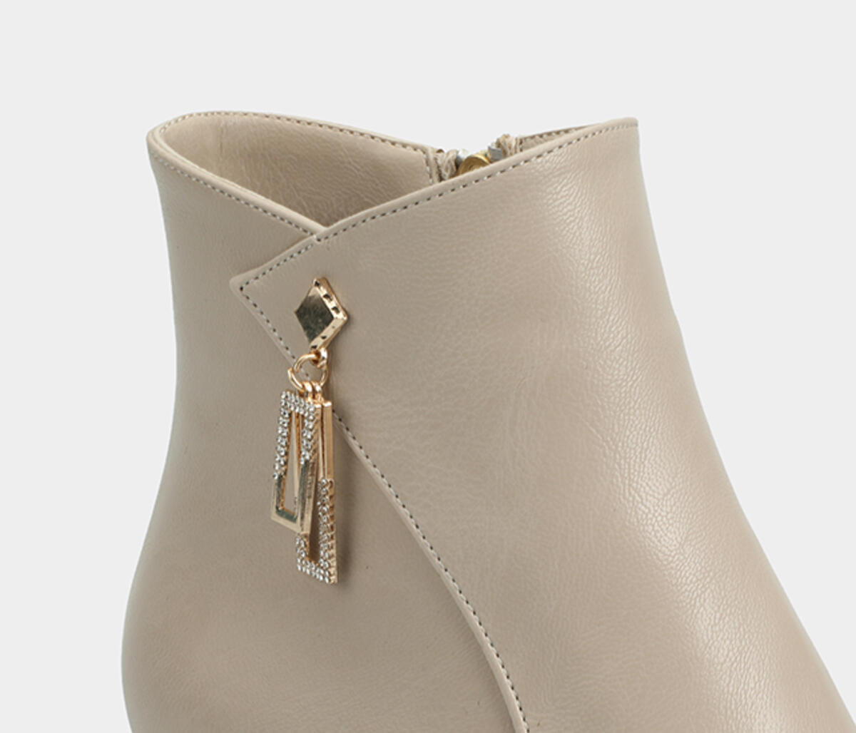 Bej Kadın Bootie