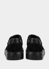 Siyah Deri Erkek Sneaker