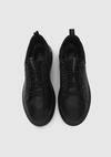 Siyah Deri Erkek Sneaker