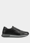 Siyah Deri Erkek Sneaker