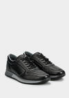 Siyah Deri Erkek Sneaker