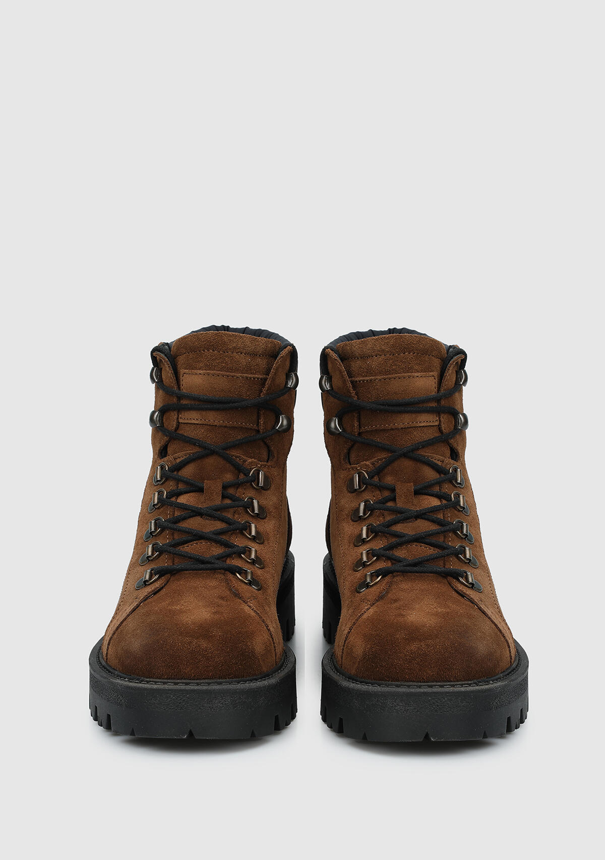 Kahve Deri Erkek Bot