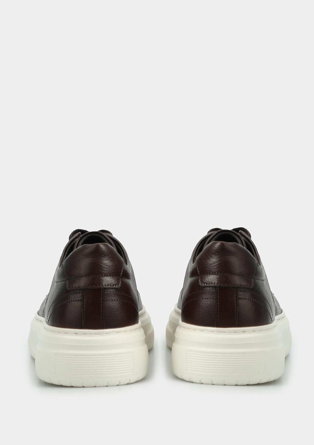 Kahve Deri Erkek Sneaker