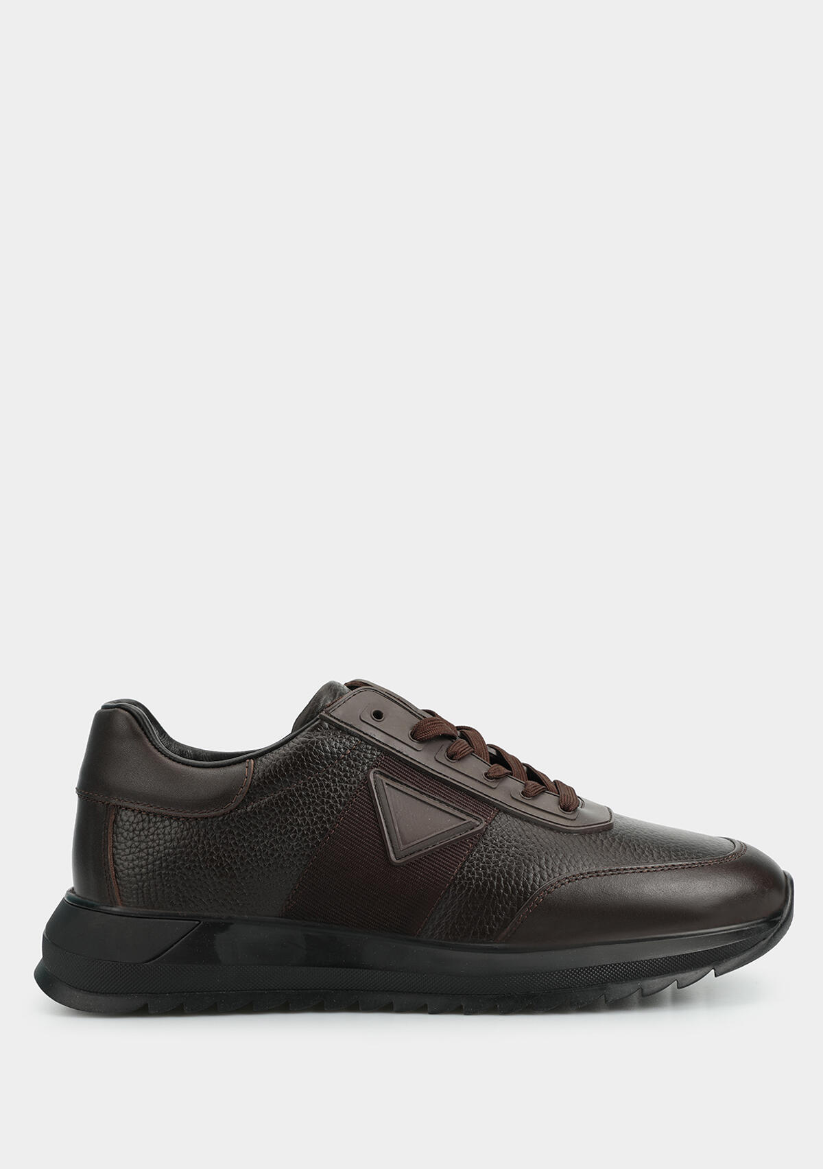 Kahve Deri Erkek Sneaker