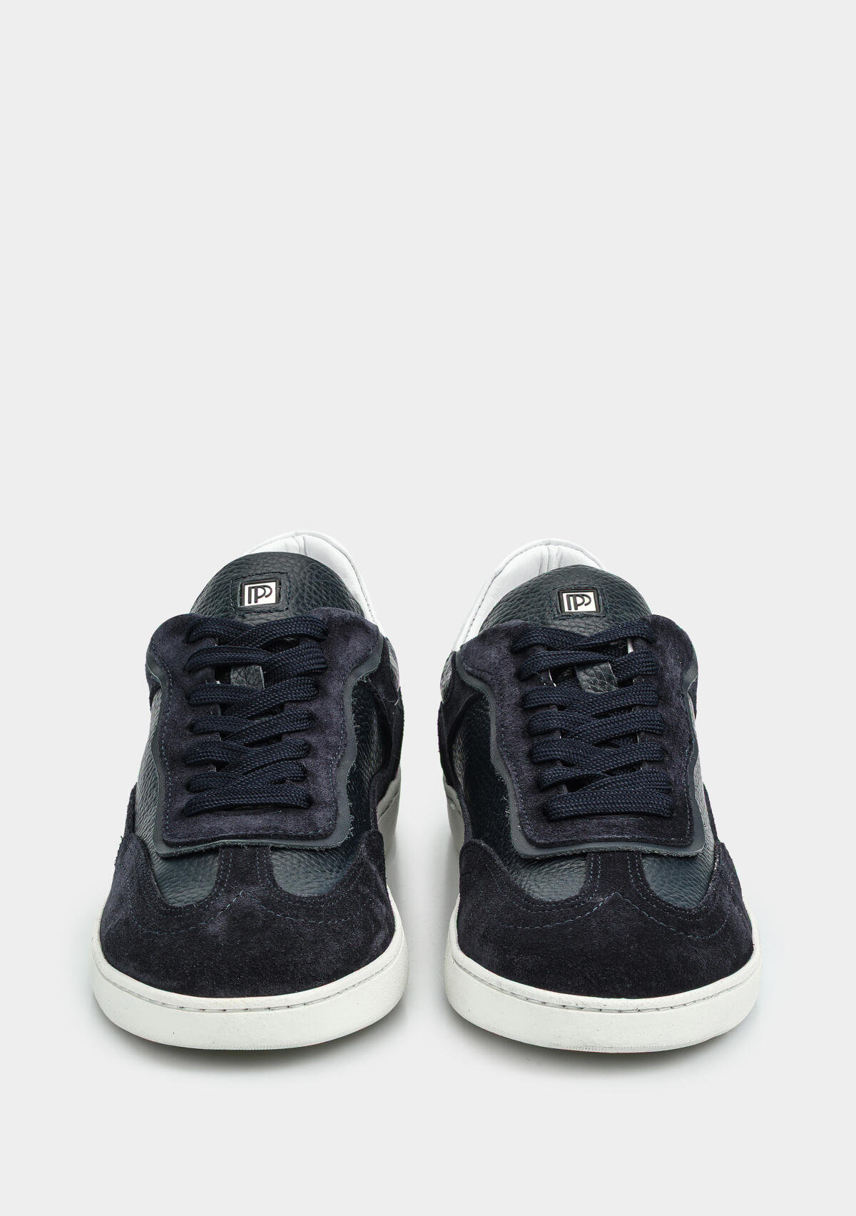 Lacivert Deri Erkek Sneaker