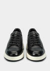 Siyah Deri Erkek Sneaker