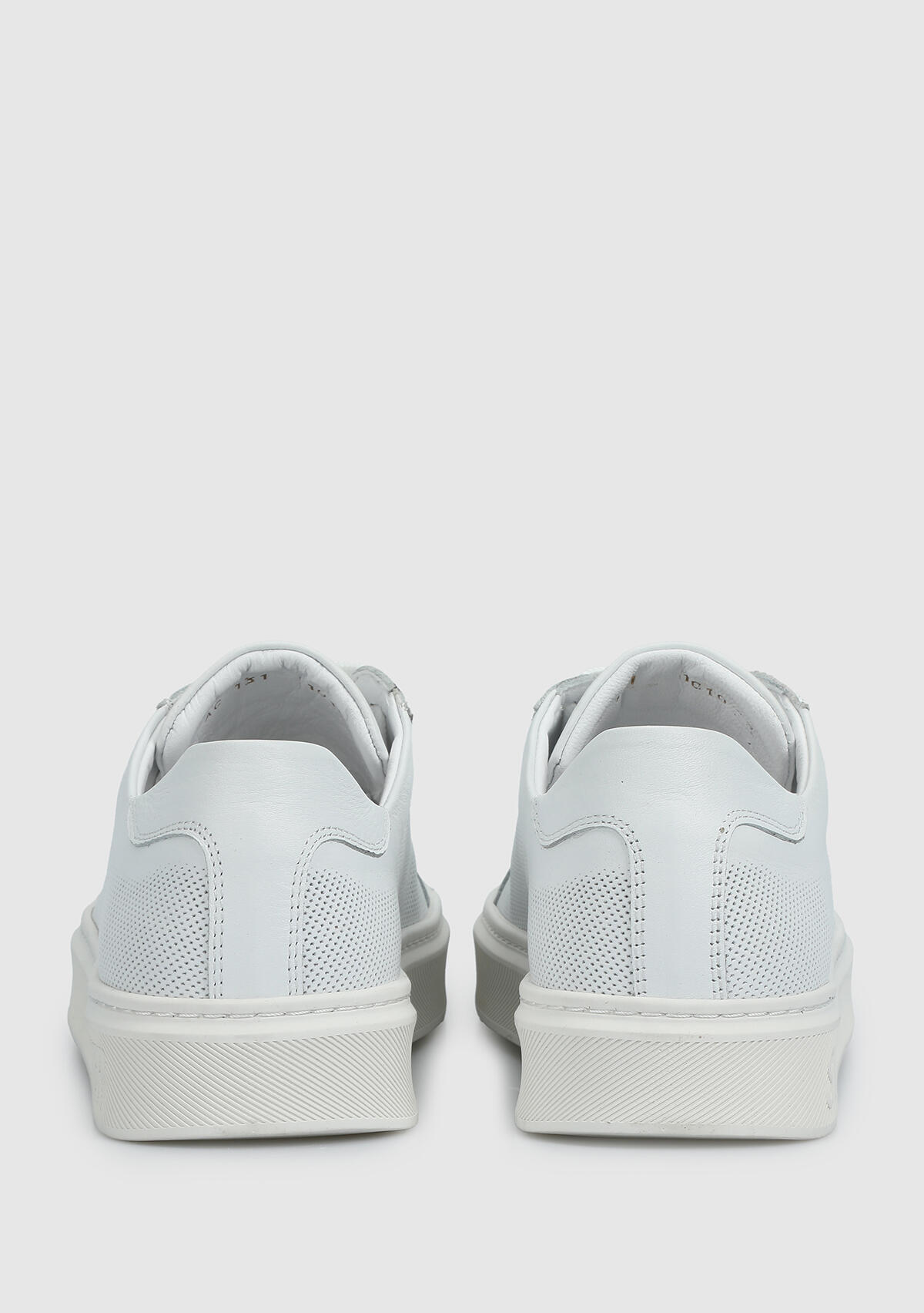 Beyaz Deri Erkek Sneaker