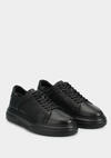 Siyah Deri Erkek Sneaker