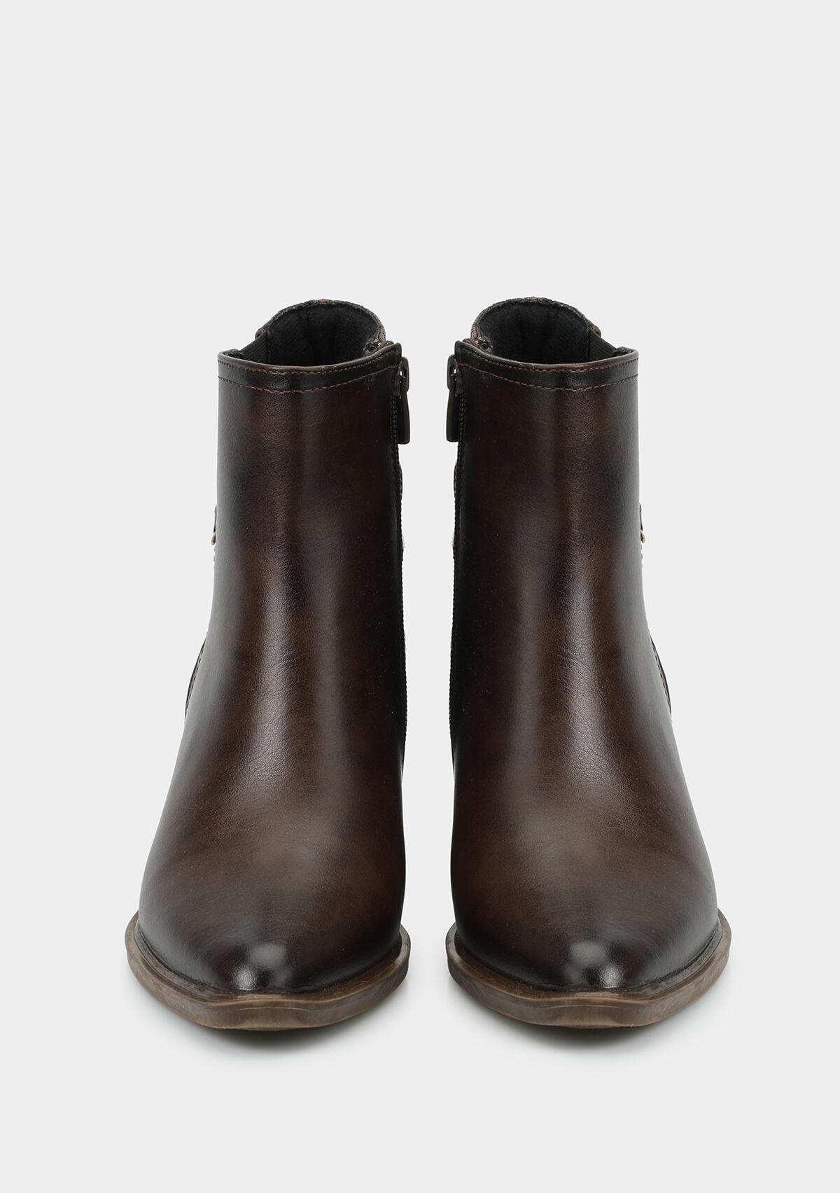 Kahve Kadın Bootie