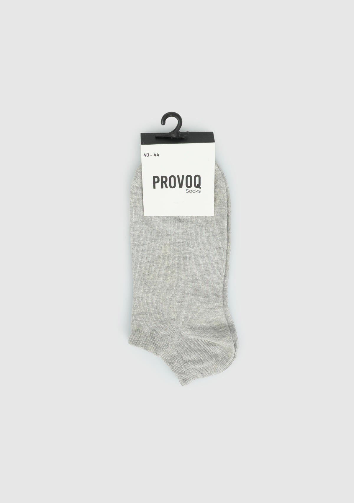 Gri  Provoq Çorap Gri Tekli 39-44