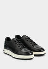 Siyah Deri Erkek Sneaker