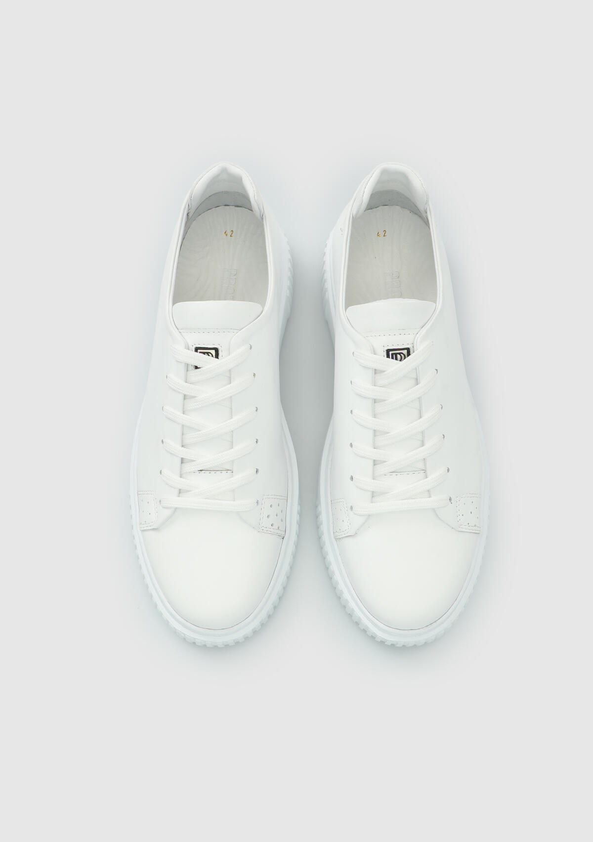 Beyaz Deri Erkek Sneaker